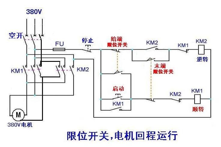 限位開關(guān)電路
