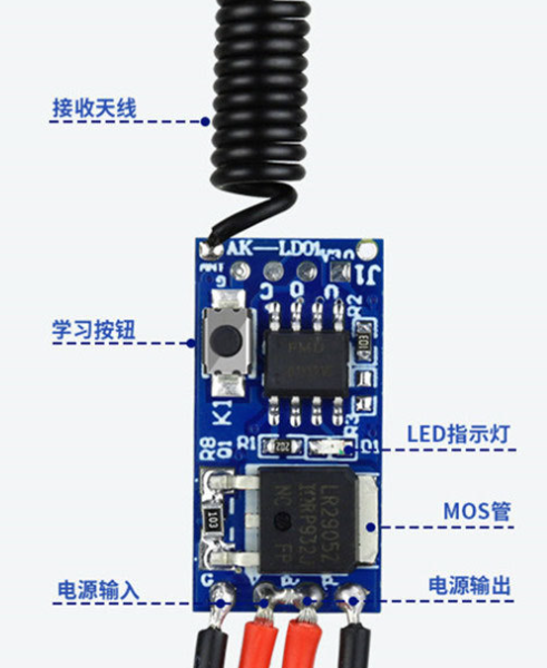 輕觸開關改遙控開關的具體實施步驟